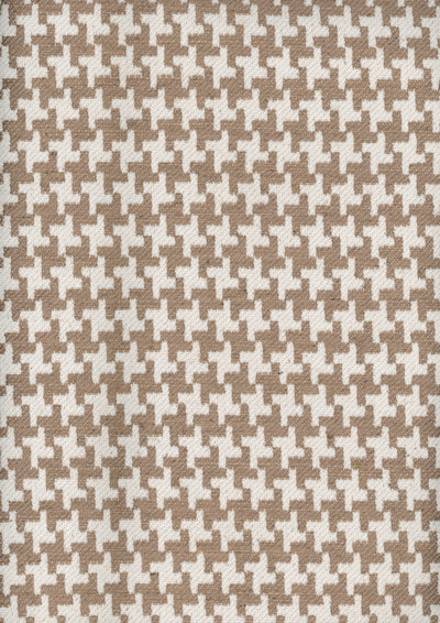 Check Sand Piccadilly Fabric by Coordonné