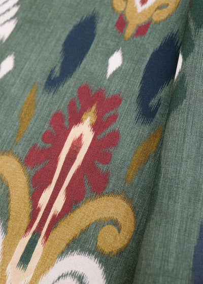 Sumba Green Ikart Outdoor II Fabric by Coordonné