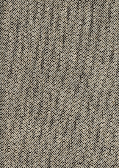 Twill Black Piccadilly Fabric by Coordonné
