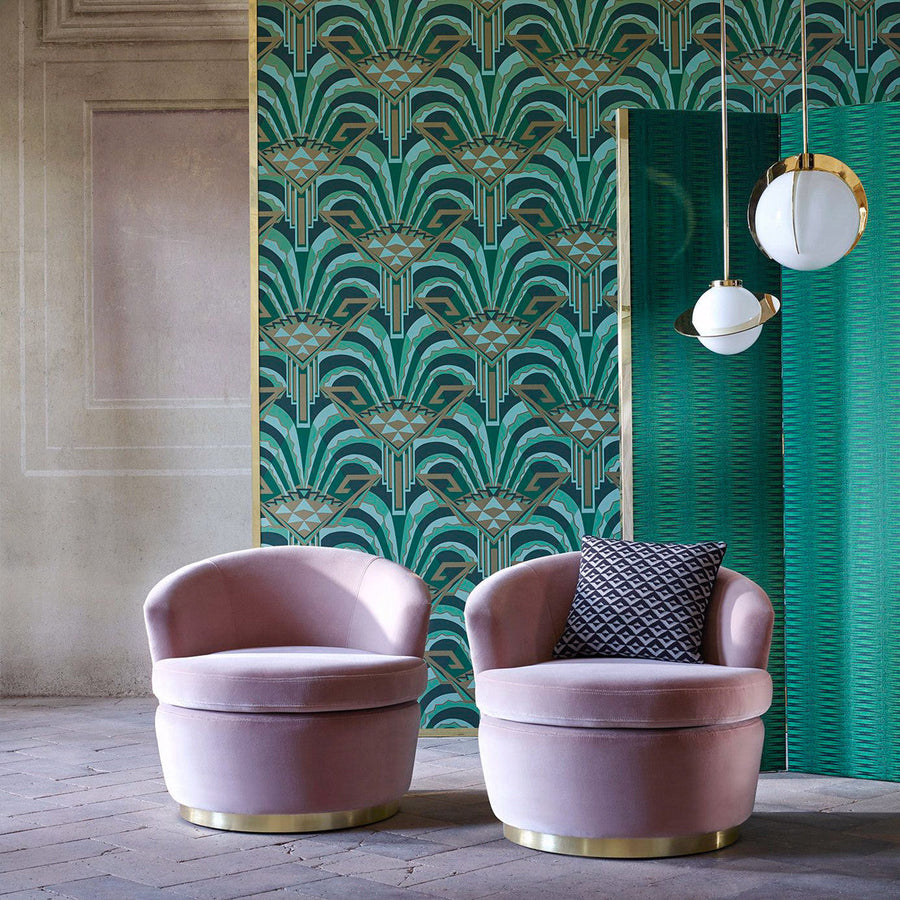 The Geometry of Glamour: The Case for Art Deco Wallpaper