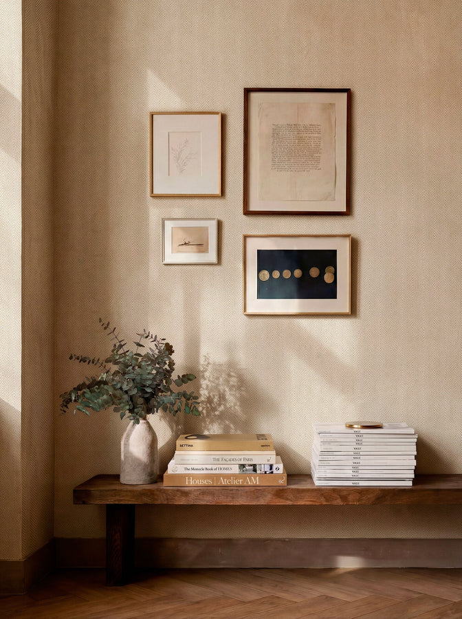 The Pattern That Climbed the Walls: The Case for Herringbone Wallpaper