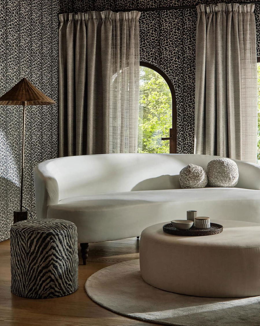 Leopard Print Wallpaper & Fabric Collection