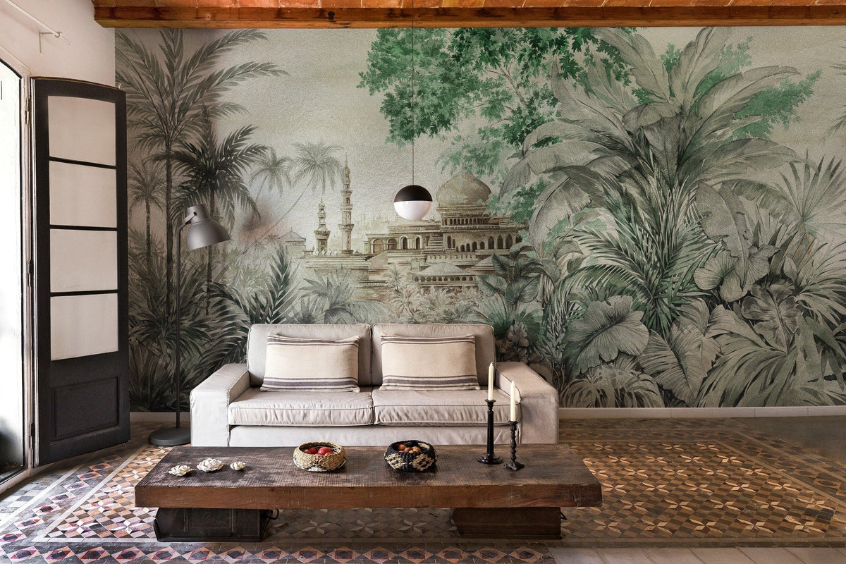 9600071 Silver Random Metallics Mural by Coordonné