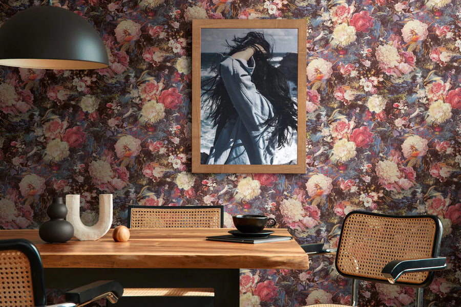 Wallpaper trend: oversized florals
