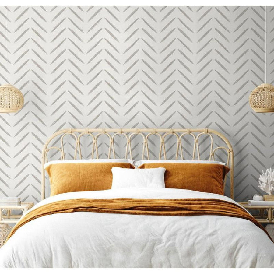 Chevron Brush Marks Wallpaper Collection by Holden Decor