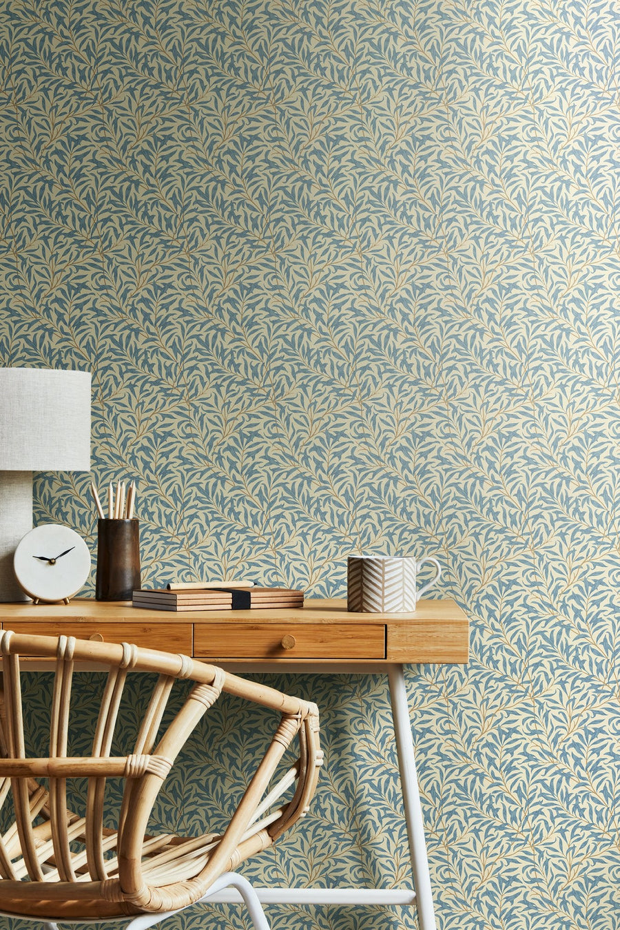 HWA1501W Willow Trail Wedgewood Eden II Wallpaper by Hoopla Walls