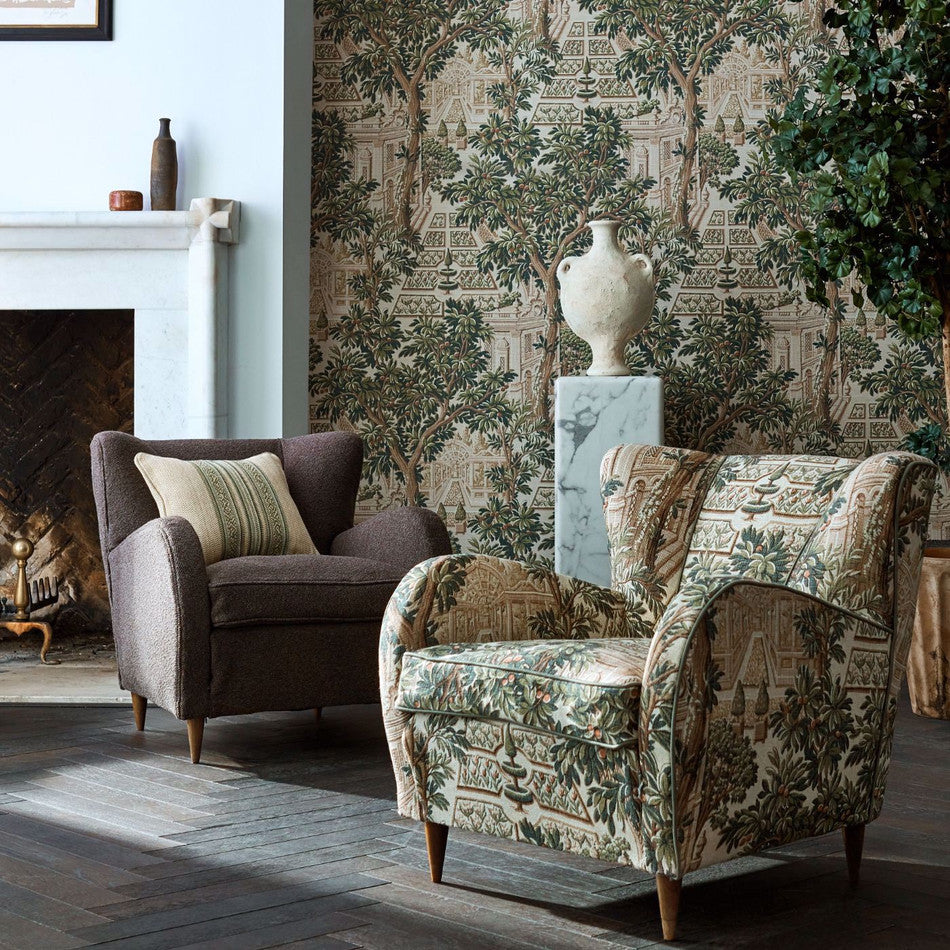 Arcadian Thames Wallpaper Collection by Zoffany