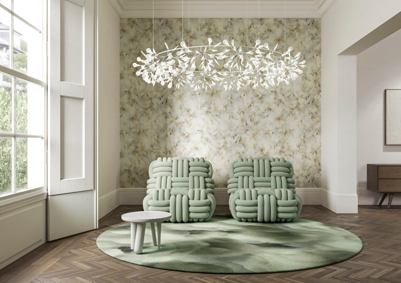 MO5012 Silk Bombis Moss Wallpaper by Moooi