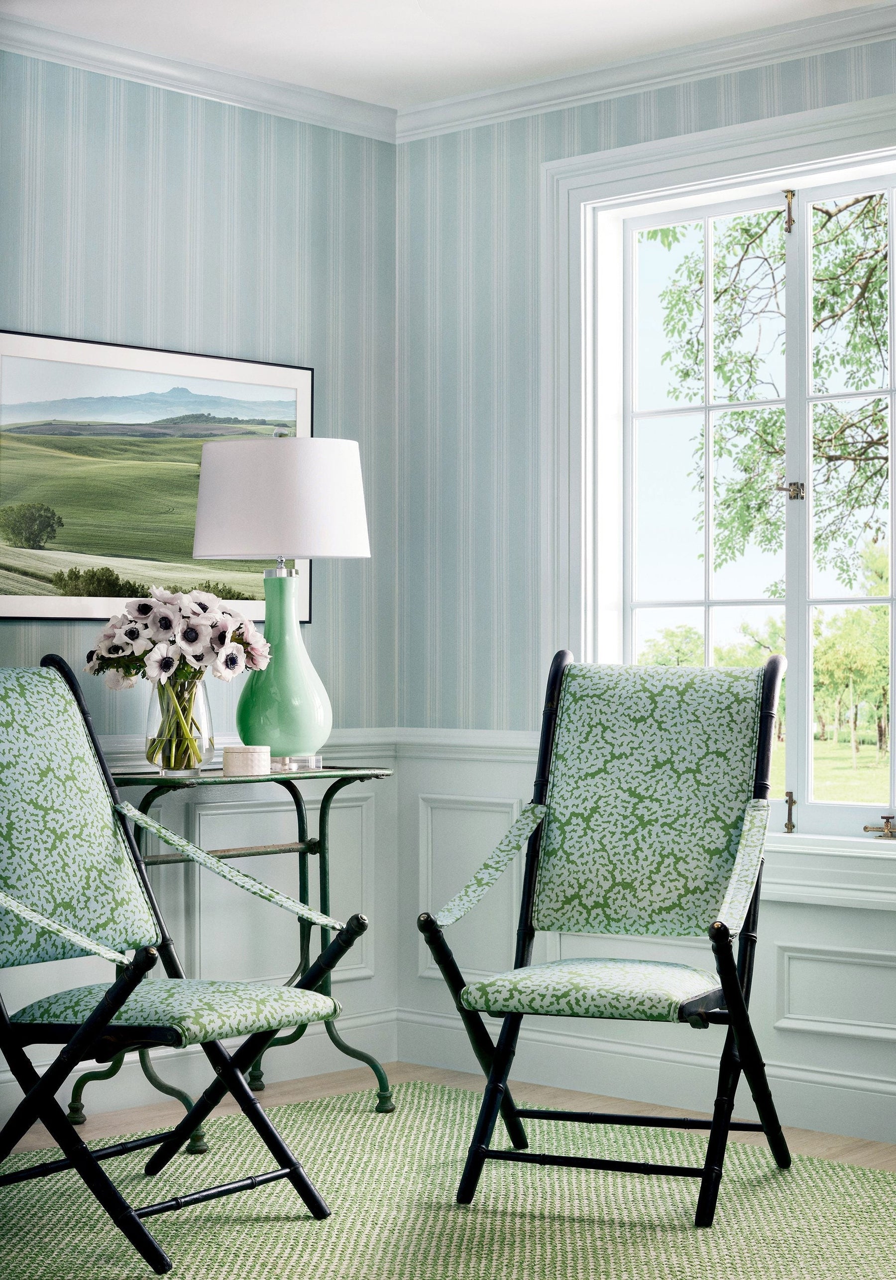 Stripes and Checks Resource Wallpaper Collection by Thibaut