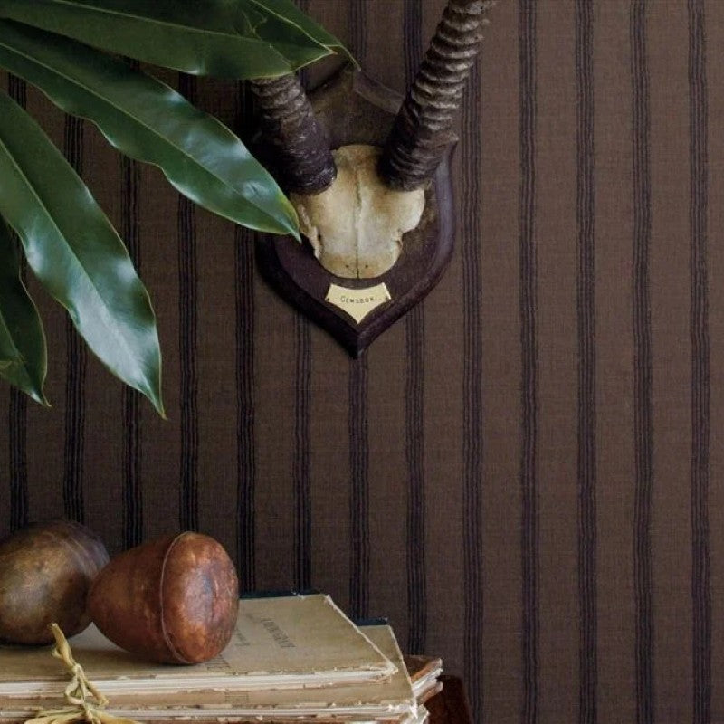 Signature Stripe Library Wallpaper Collection by Ralph Lauren