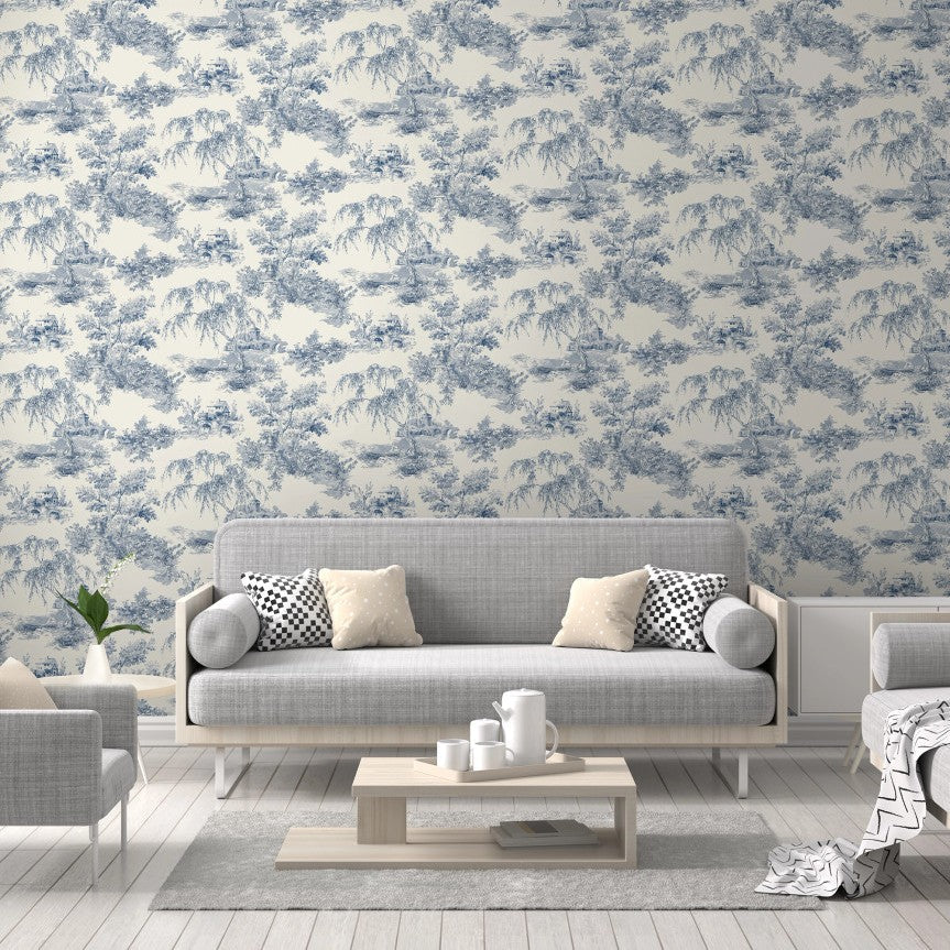 Toile Wallpaper Collection by Grandeco