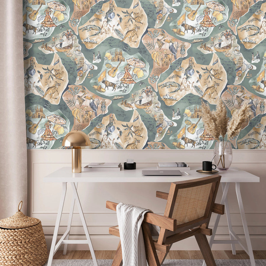 Paper Paradise Wallpaper Collection by Brand McKenzie