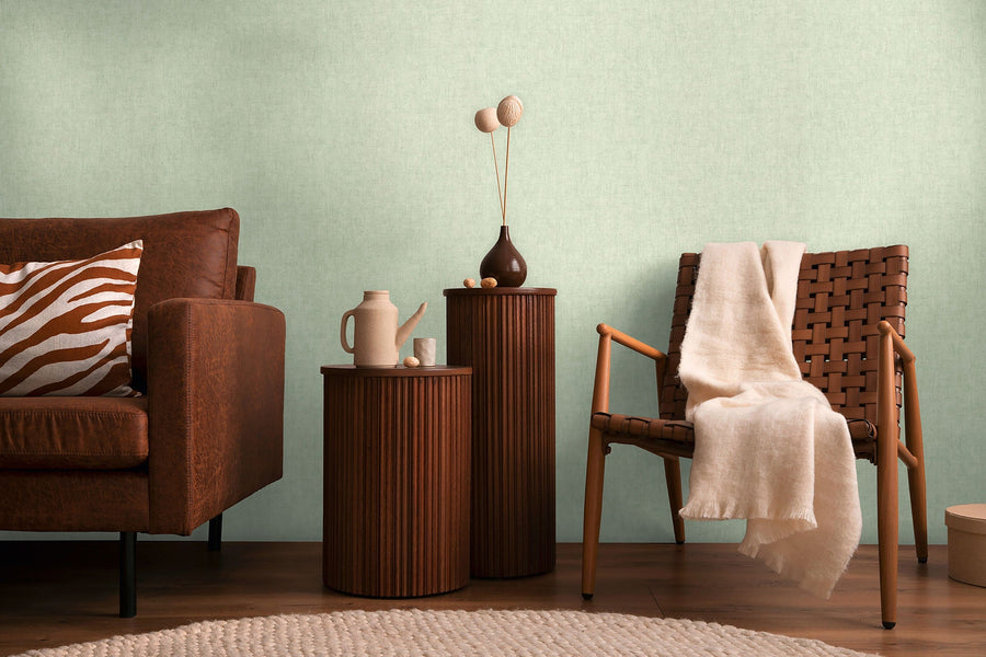 Texture Green Cosmo Living Wallpaper by Galerie