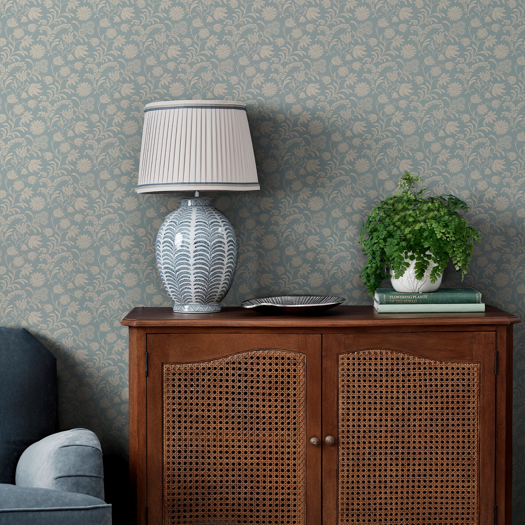 140317 Laura Ashley Hemingway Wallpaper by Laura Ashley.