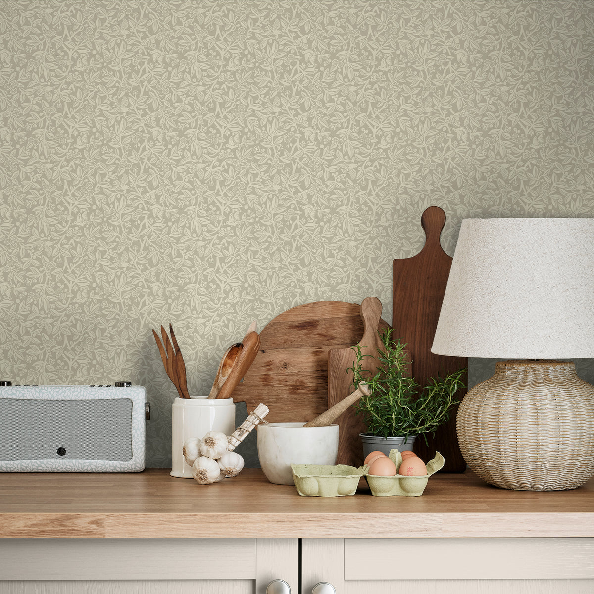 Nutgrove Wallpaper by Laura Ashley