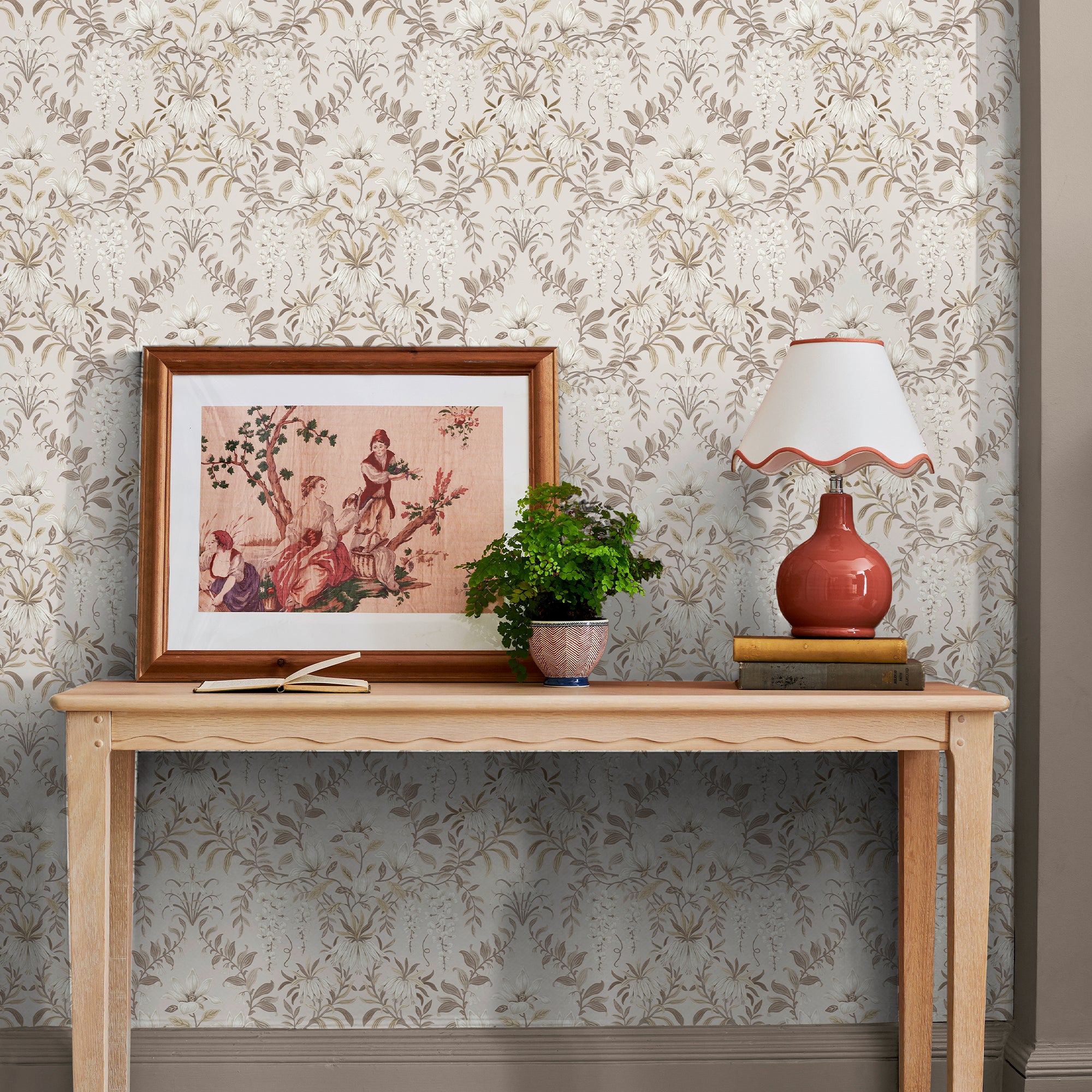 140335 Parterre Wallpaper by Laura Ashley