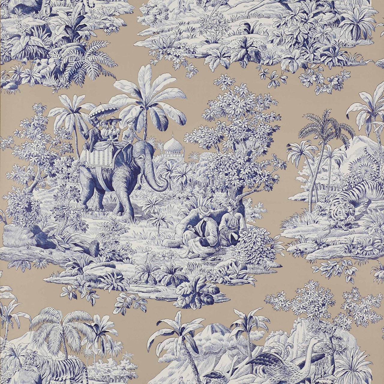 03012/03 Bengale Trianon Wallpaper by Manuel Canovas