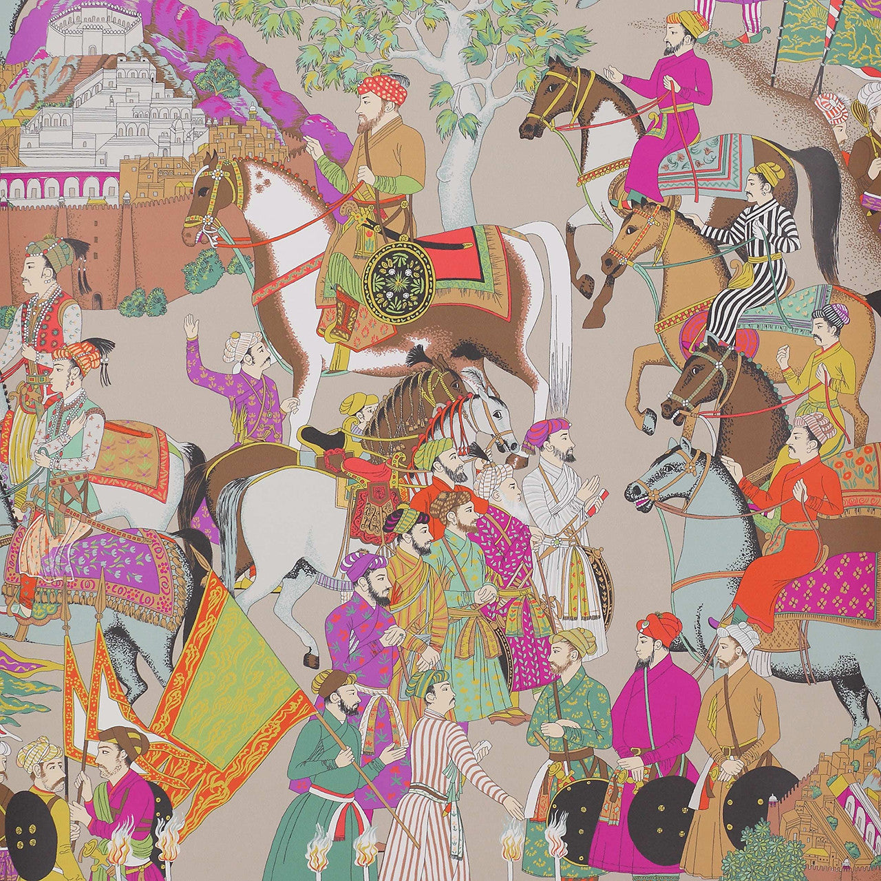 03074/02 Dara Papier Peints - Vol 5 Wallpaper by Manuel Canovas