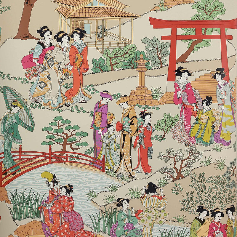 03092-02 Geishas Papiers Peints Vol 7 Wallpaper by Manuel Canovas