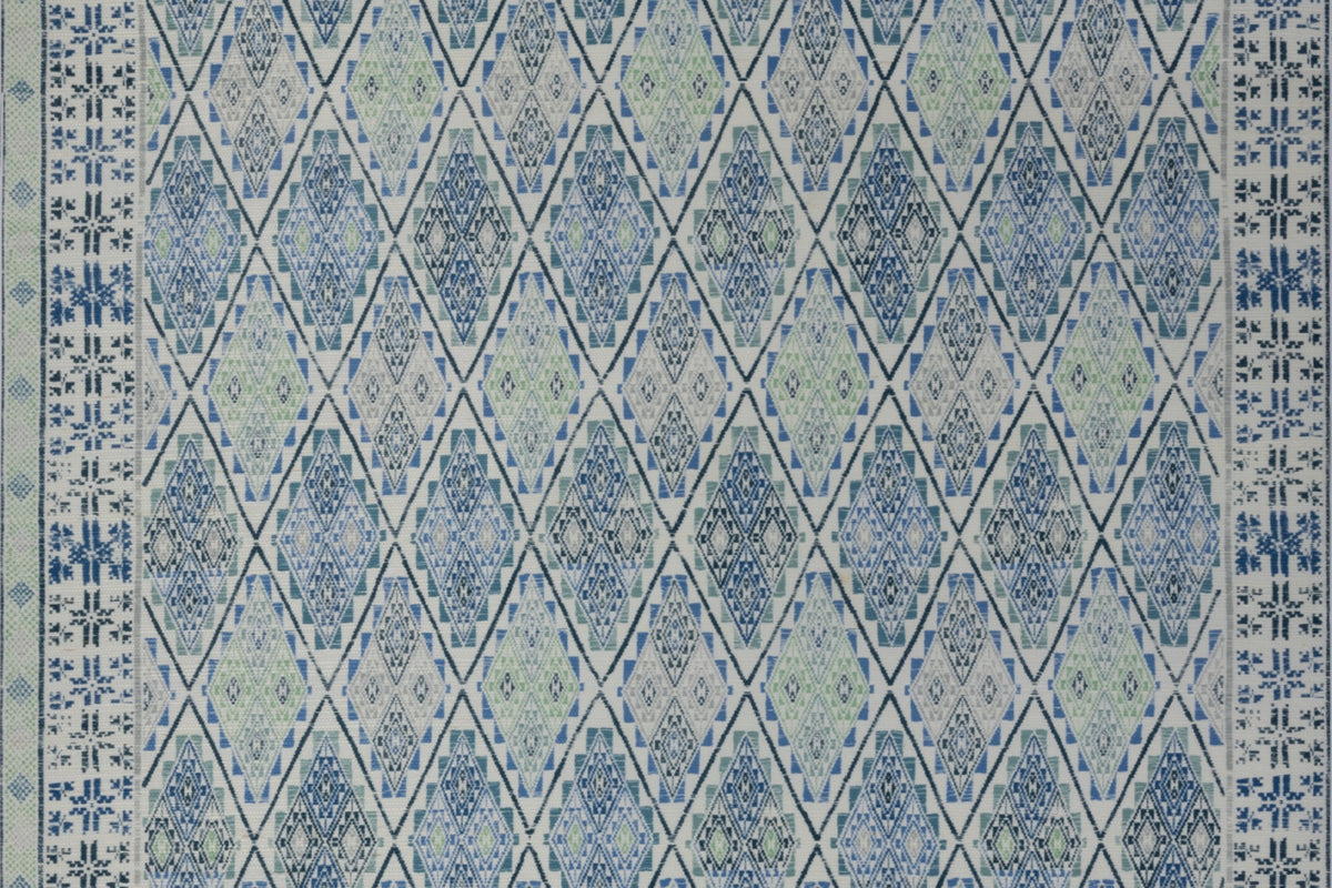 Hideaway Raffia Cobalt Wallpaper by Christopher Farr Cloth