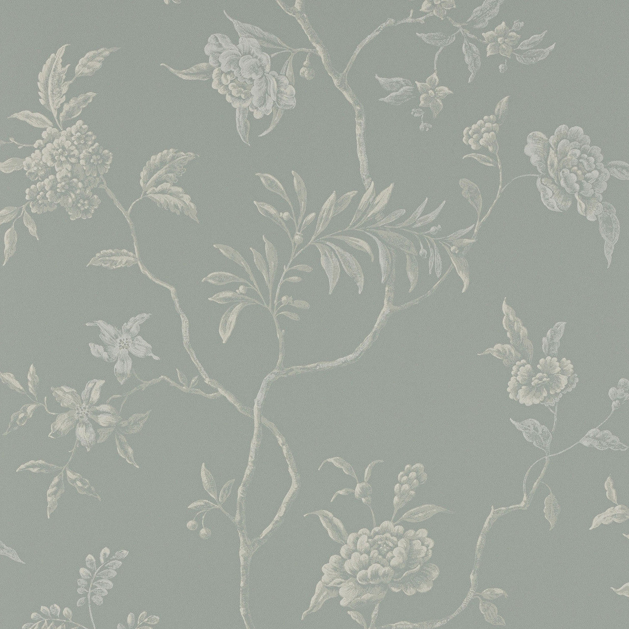07128/06 Delancey Ashdown Pale Blue Wallpaper By Colefax and Fowler