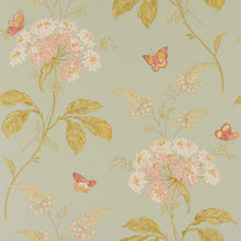 07132/01 Messina Ashdown Aqua Wallpaper By Colefax and Fowler