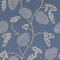 Atwood Navy Wallpaper by Colefax and Fowler