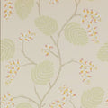 Atwood Coral/Green Wallpaper by Colefax and Fowler