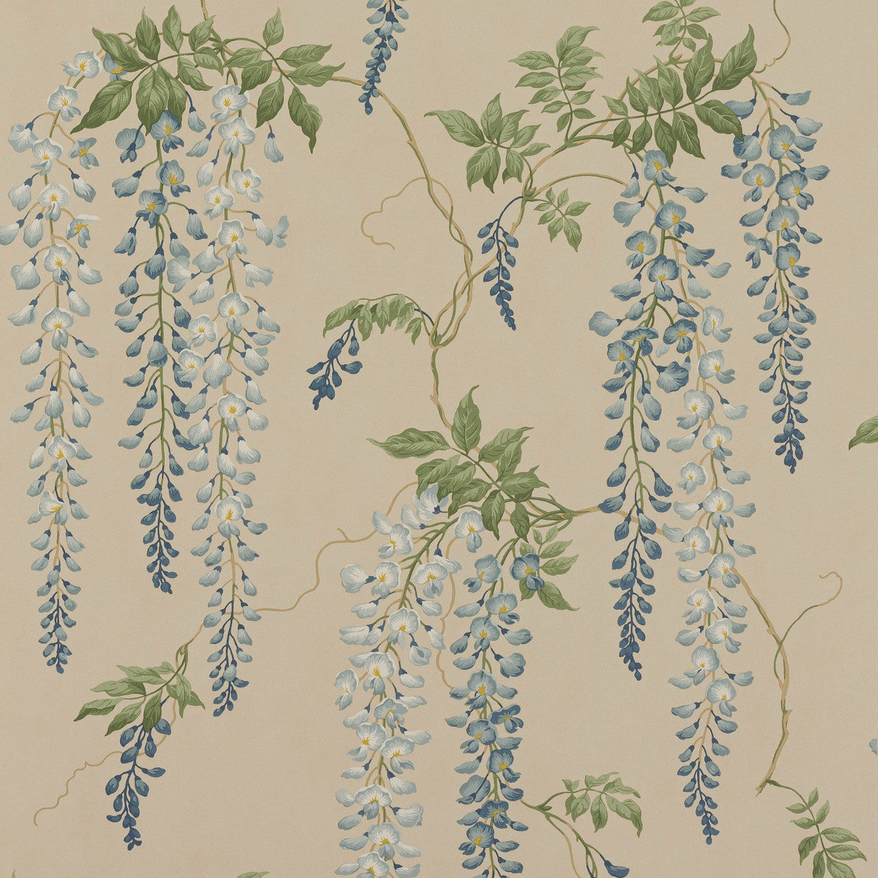 07157/07 Seraphina Ashdown Blue/Green Wallpaper By Colefax and Fowler
