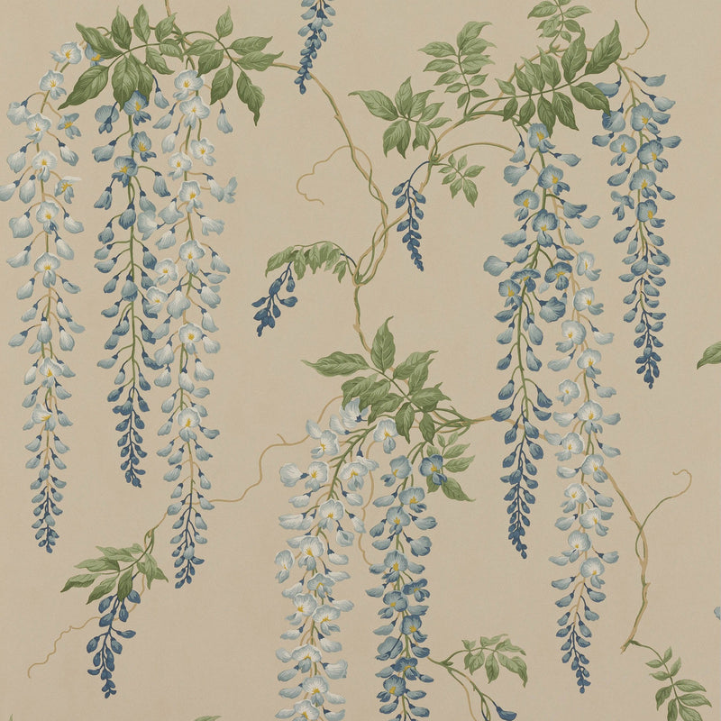 07157/07 Seraphina Ashdown Blue/Green Wallpaper By Colefax and Fowler