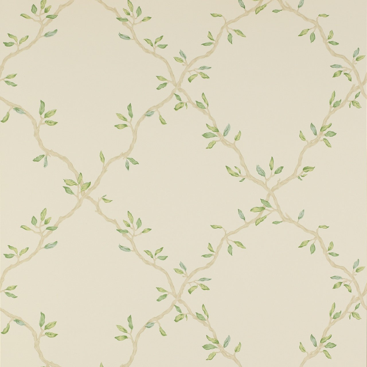 07706/02 Leaf Trellis Small Designs Wallpaper By Colefax & Fowler