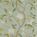 Snow Tree Aqua Wallpaper by Colefax and Fowler