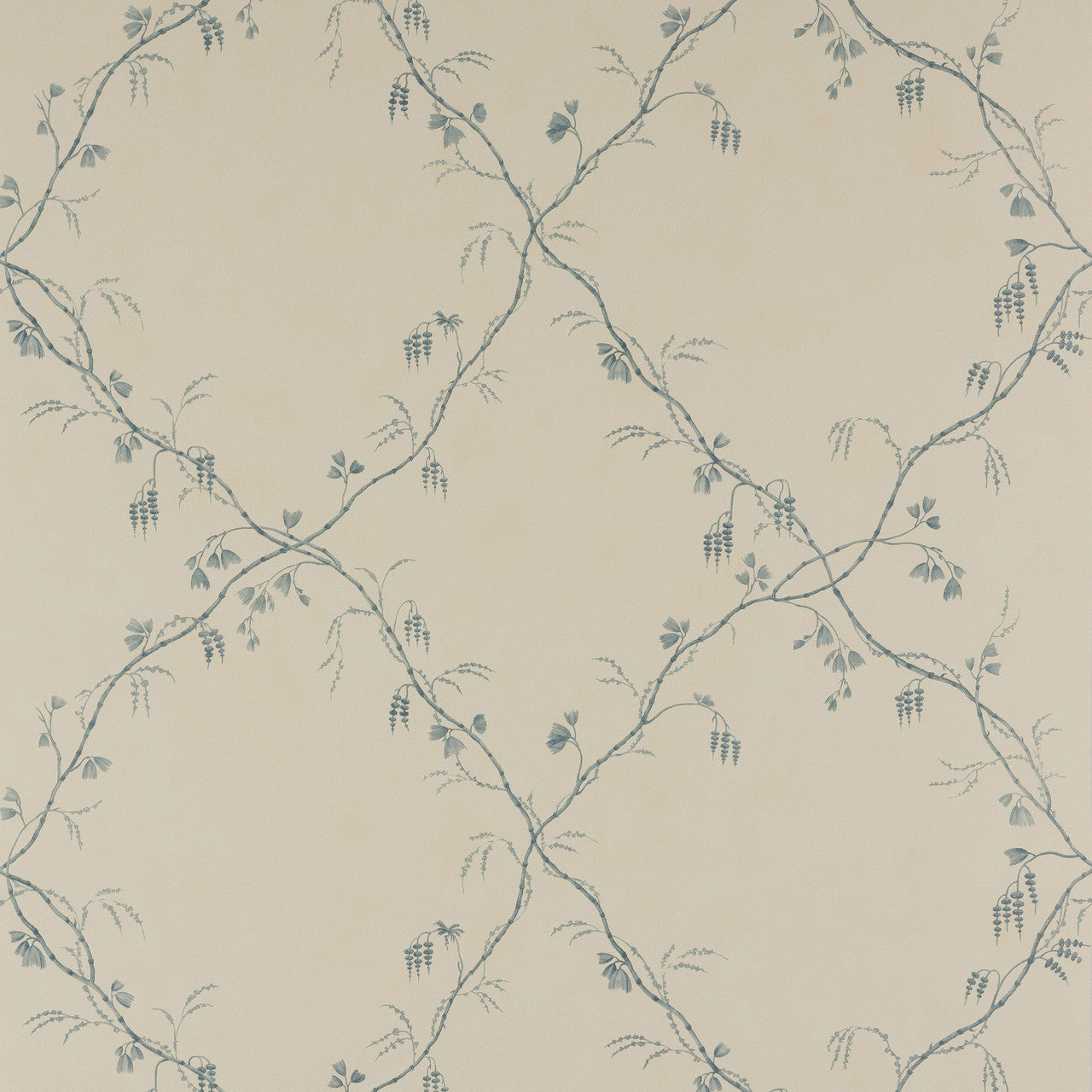 07971/06 Roussillon Ashdown Blue Wallpaper By Colefax and Fowler