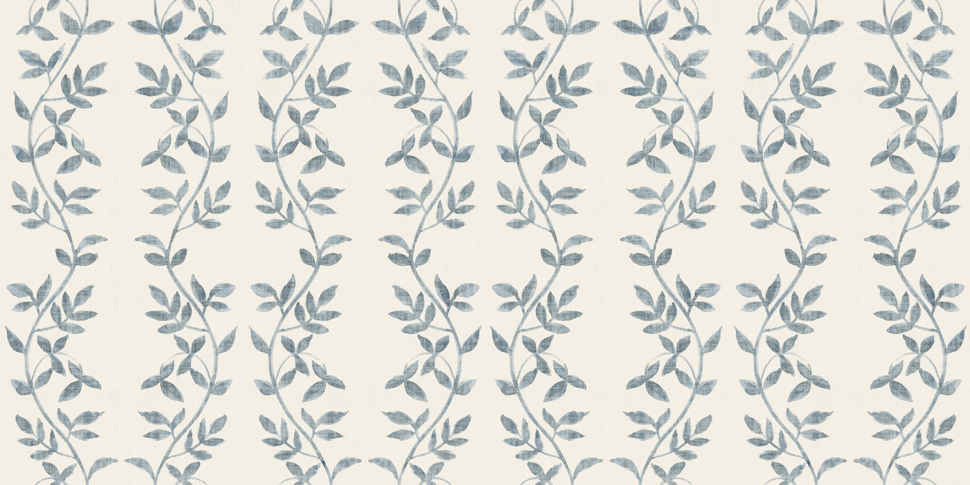 100074EHFR Botanic Vines Slate Blue Heritage Tales Fabric by Esselle Home