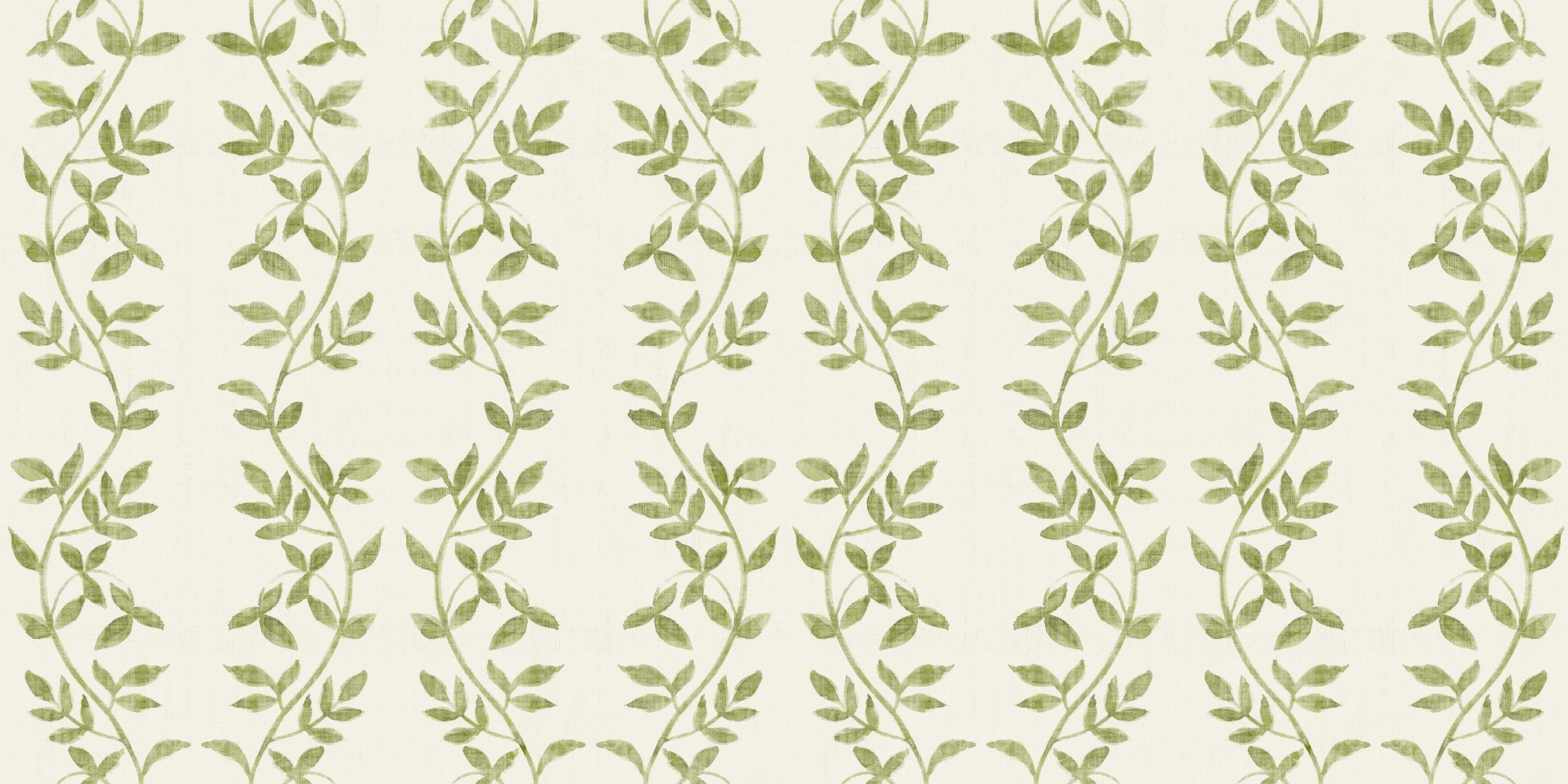 100075EHFR Botanic Vines Spring Green Heritage Tales Fabric by Esselle Home