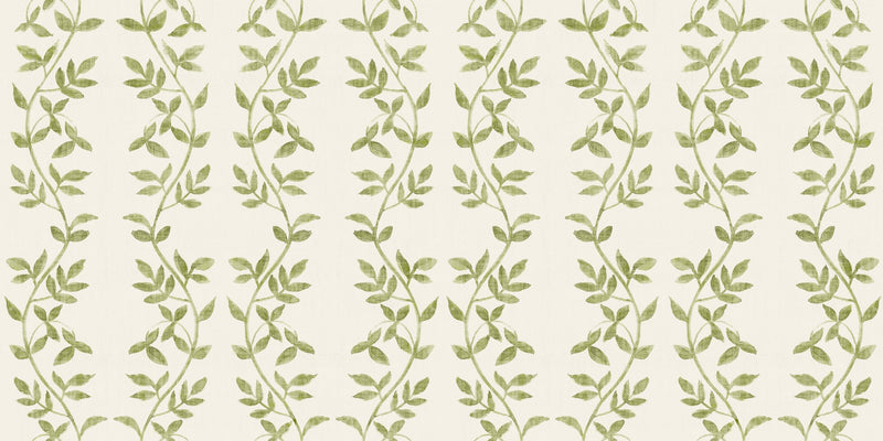 100075EHFR Botanic Vines Spring Green Heritage Tales Fabric by Esselle Home