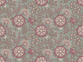 Lucien Trail Spice / Pink / Green Heritage Tales Fabric by Esselle Home