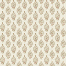 100085EHFR Naya Motif Neutral/Rose Heritage Tales Fabric by Esselle Home
