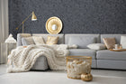 100100AH Textured Marble Navy Wallpaper By Arthouse