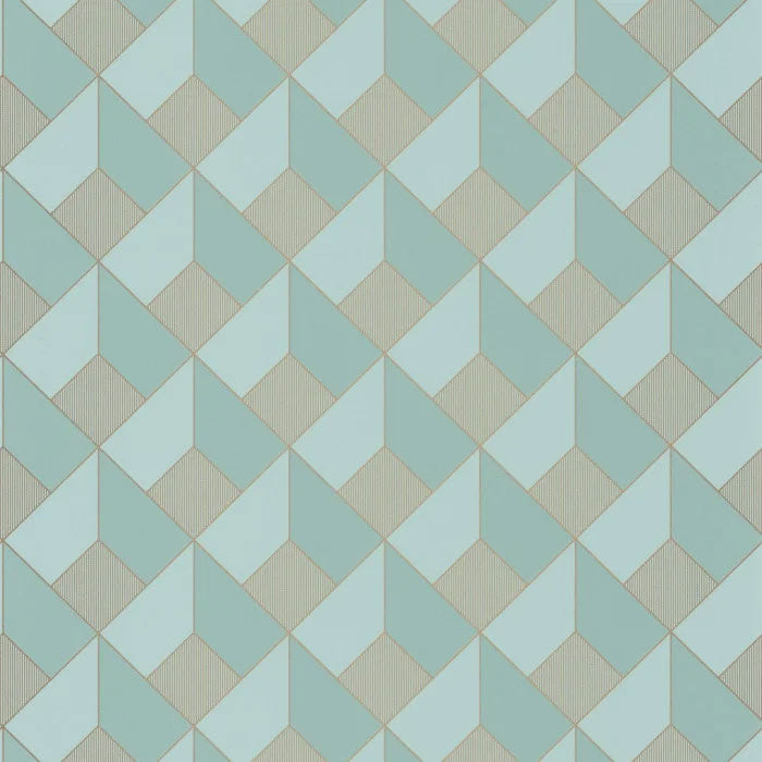 ONB100126120 Spaces Square Only Blue Wallpaper by Caselio