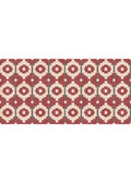 Santiago Geo Red / Teal Heritage Tales Fabric by Esselle Home
