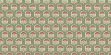 100132EHFR Wallington Floral Moss/Raspberry Heritage Tales Fabric by Esselle Home