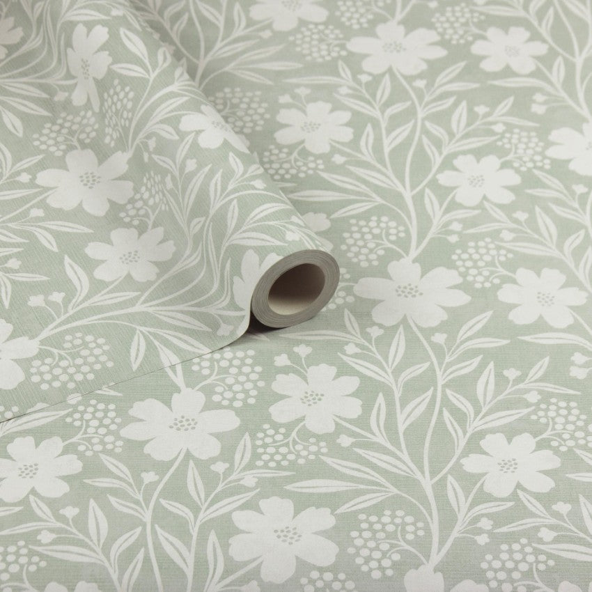 100364AH Berry Floral by Wallpaper by Arthouse