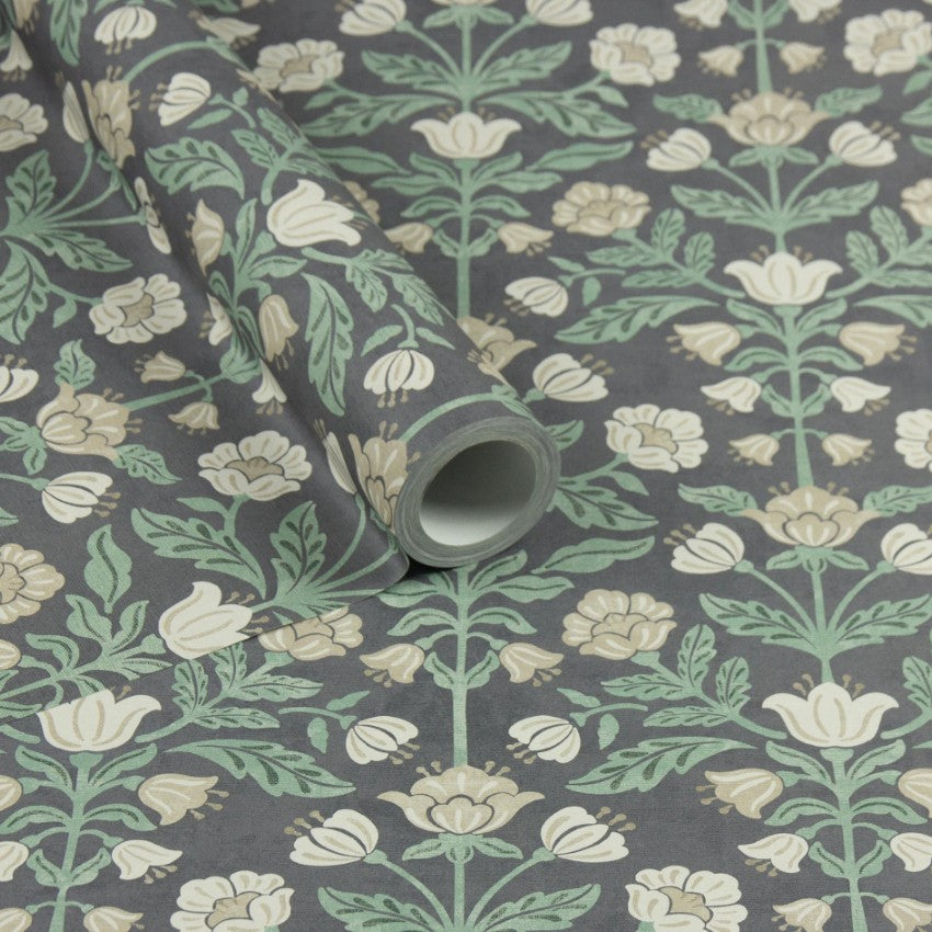 100369AH Modern Floral Damask by Wallpaper by Arthouse