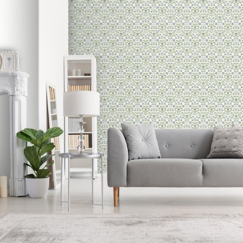 100370AH Modern Floral Damask by Wallpaper by Arthouse