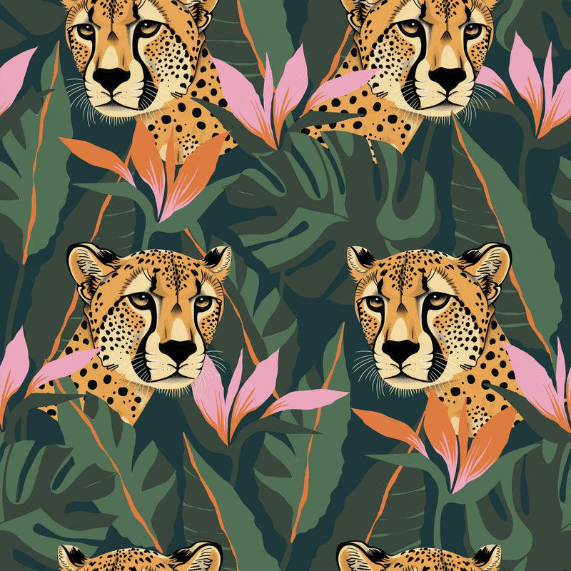 100371AH Jungle Leopard by Wallpaper by Arthouse