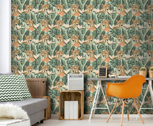 100372AH Jungle Leopard by Wallpaper by Arthouse