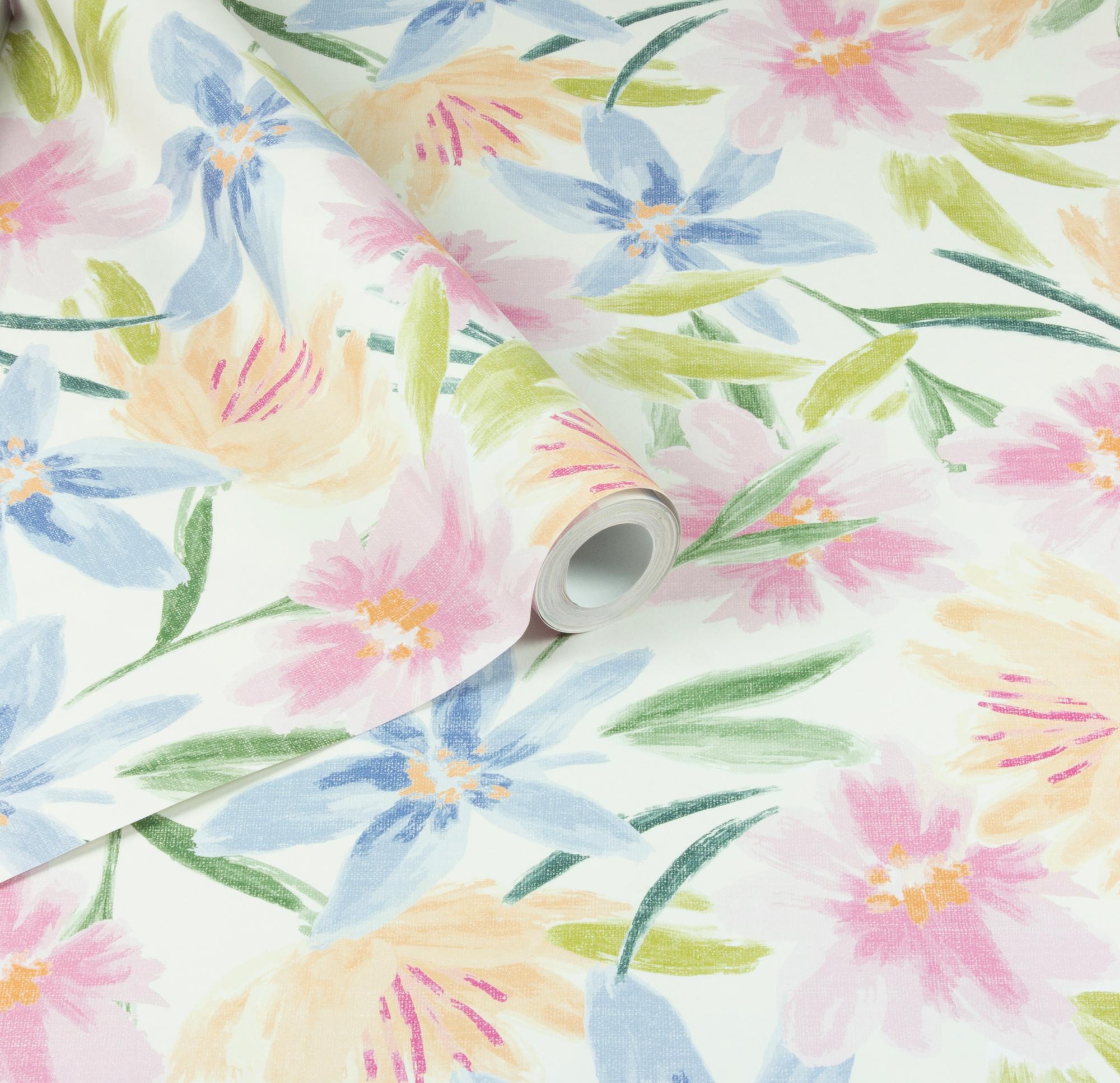 100373AH Watercolour Floral by Wallpaper by Arthouse