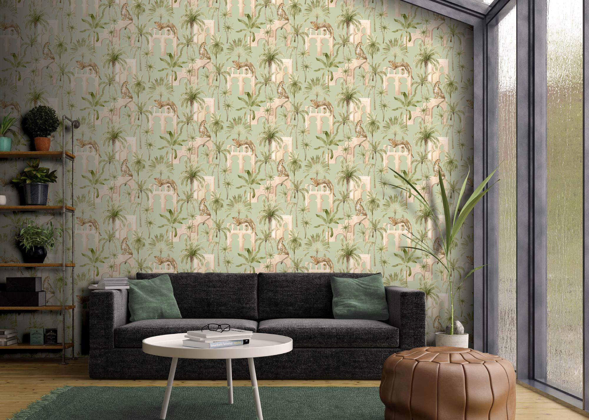 100375AH Leopard Arches by Wallpaper by Arthouse