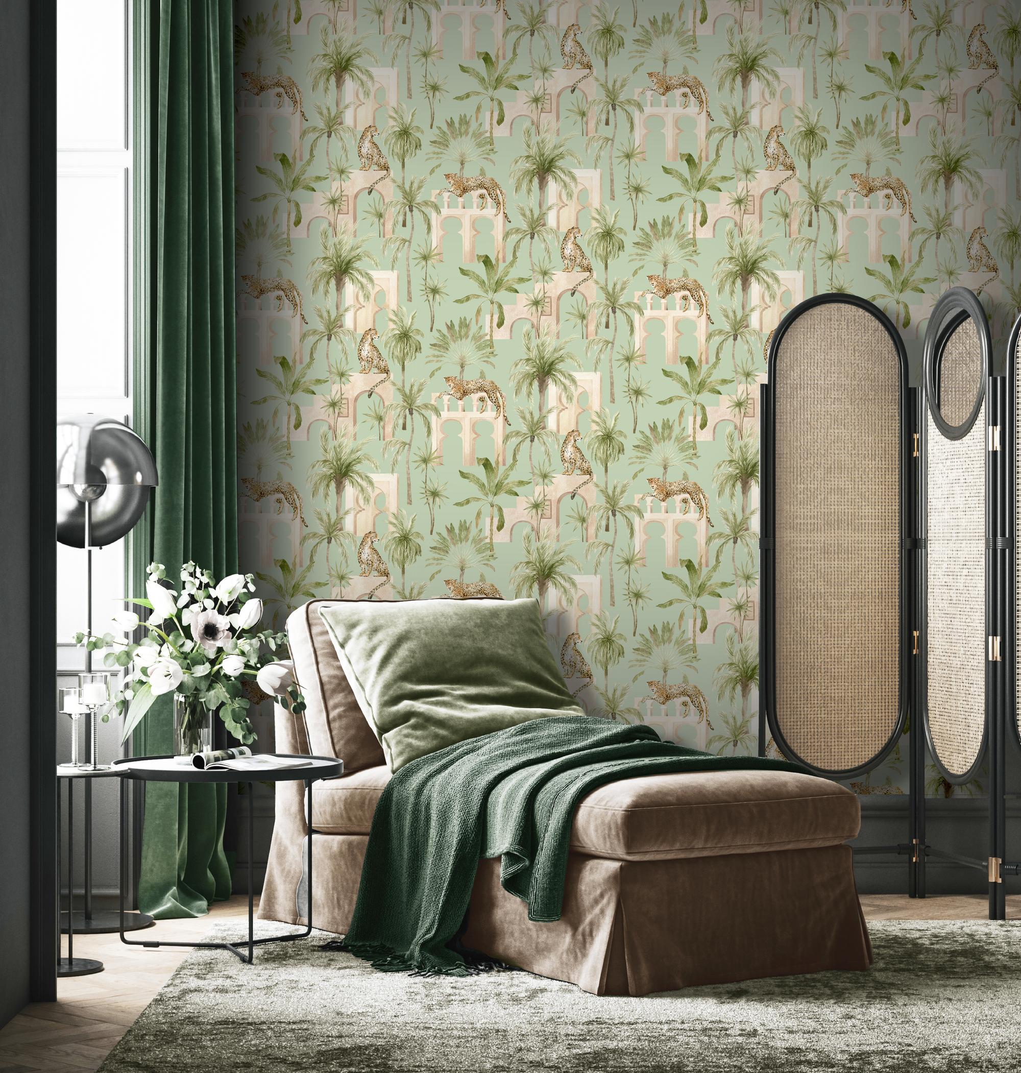 100375AH Leopard Arches by Wallpaper by Arthouse